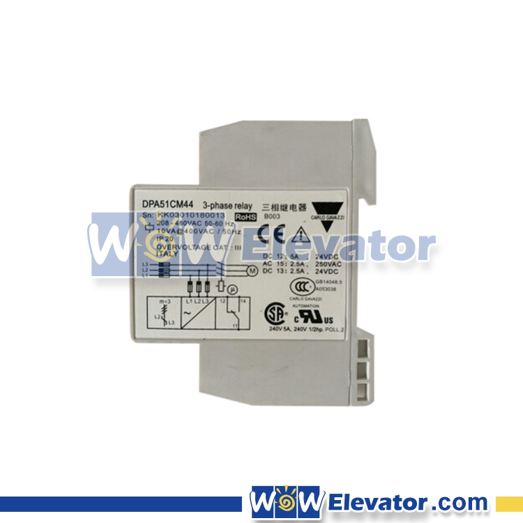 DPA51CM44, 3-Phase Relay DPA51CM44, Elevator Parts, Elevator Spare Parts, Elevator 3-Phase Relay, Elevator DPA51CM44, Elevator 3-Phase Relay Supplier, Cheap Elevator 3-Phase Relay, Buy Elevator 3-Phase Relay, Elevator 3-Phase Relay Sales Online, Lift Parts, Lift Spare Parts, Lift 3-Phase Relay, Lift DPA51CM44, Lift 3-Phase Relay Supplier, Cheap Lift 3-Phase Relay, Buy Lift 3-Phase Relay, Lift 3-Phase Relay Sales Online, 3-Phase Voltage Monitoring Relay DPA51CM44, Elevator 3-Phase Voltage Monitoring Relay, Elevator 3-Phase Voltage Monitoring Relay Supplier, Cheap Elevator 3-Phase Voltage Monitoring Relay, Buy Elevator 3-Phase Voltage Monitoring Relay, Elevator 3-Phase Voltage Monitoring Relay Sales Online, Monitoring Relay DPA51CM44, Elevator Monitoring Relay, Elevator Monitoring Relay Supplier, Cheap Elevator Monitoring Relay, Buy Elevator Monitoring Relay, Elevator Monitoring Relay Sales Online