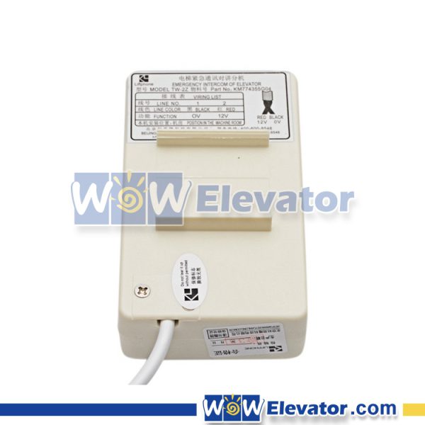 TW-2Z, Intercom TW-2Z, Elevator Parts, Elevator Spare Parts, Elevator Intercom, Elevator TW-2Z, Elevator Intercom Supplier, Cheap Elevator Intercom, Buy Elevator Intercom, Elevator Intercom Sales Online, Lift Parts, Lift Spare Parts, Lift Intercom, Lift TW-2Z, Lift Intercom Supplier, Cheap Lift Intercom, Buy Lift Intercom, Lift Intercom Sales Online, Emergency Intercom TW-2Z, Elevator Emergency Intercom, Elevator Emergency Intercom Supplier, Cheap Elevator Emergency Intercom, Buy Elevator Emergency Intercom, Elevator Emergency Intercom Sales Online, Machine Room-less Intercom TW-2Z, Elevator Machine Room-less Intercom, Elevator Machine Room-less Intercom Supplier, Cheap Elevator Machine Room-less Intercom, Buy Elevator Machine Room-less Intercom, Elevator Machine Room-less Intercom Sales Online, KM774355G04